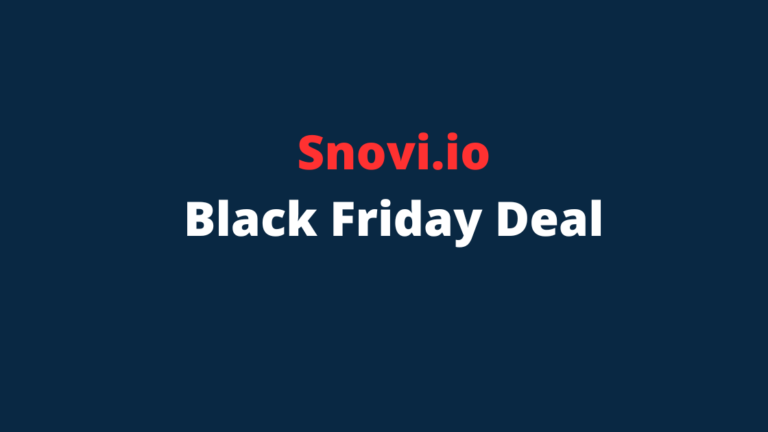 Snovio Black Friday Deals 2024: 50% Discount Live Now!