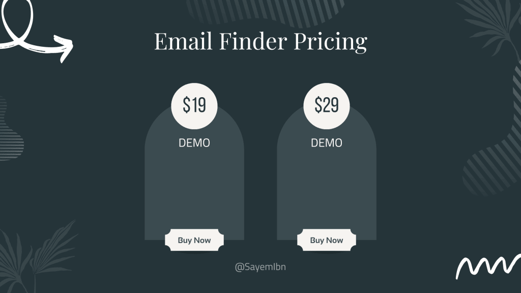 Email Finder Pricing 
