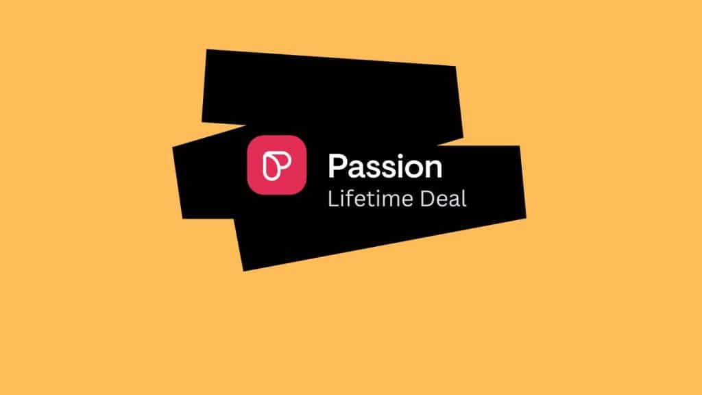 Passion io Lifetime discount 