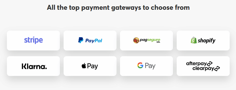 Check and Payment methods 