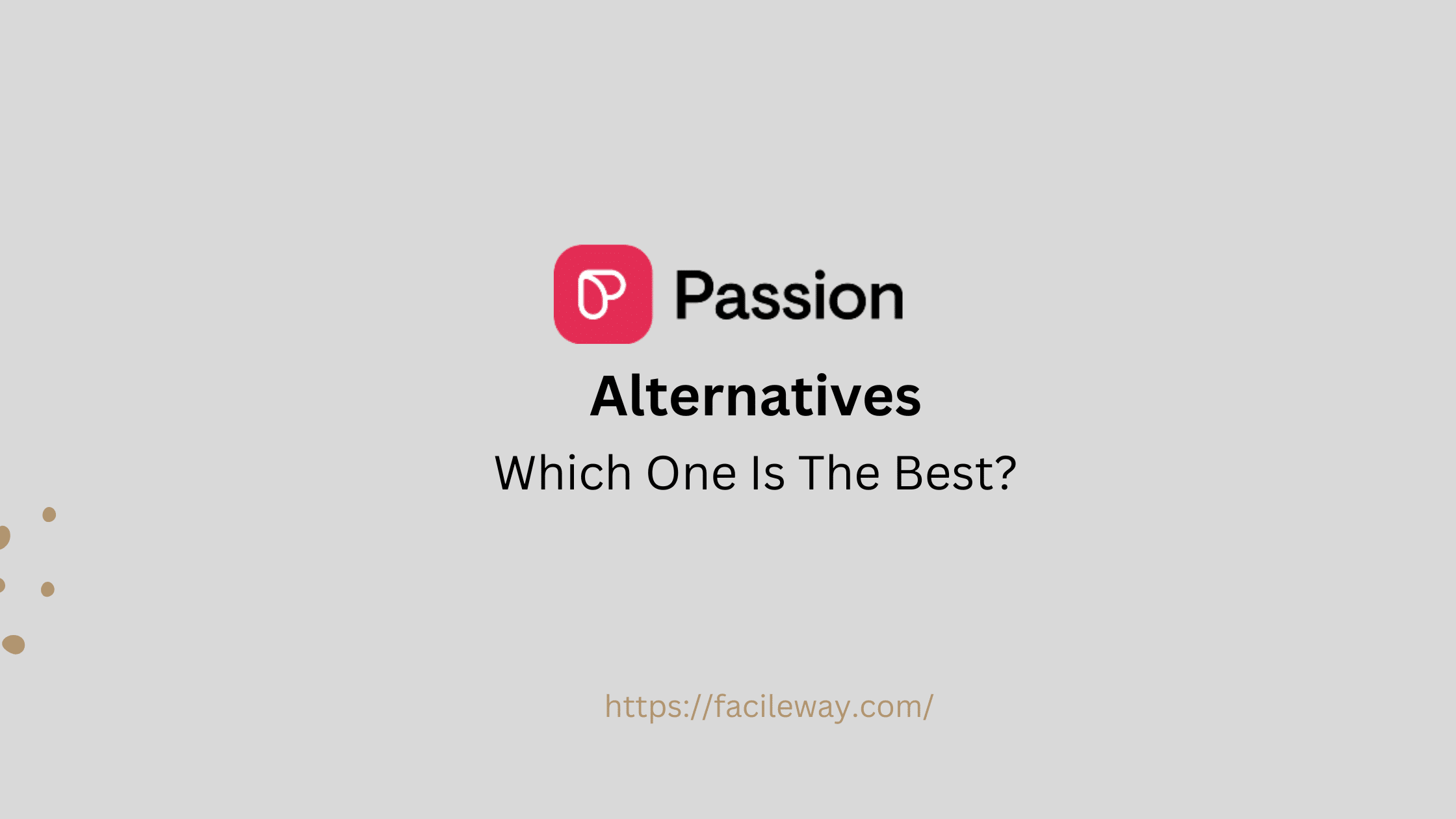 Passion.io Alternatives