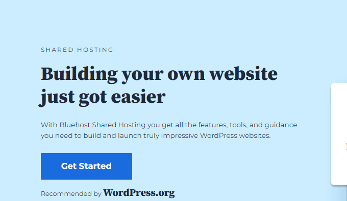 Bluehost Website Builder 