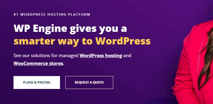 WP Engine Managed WordPress host