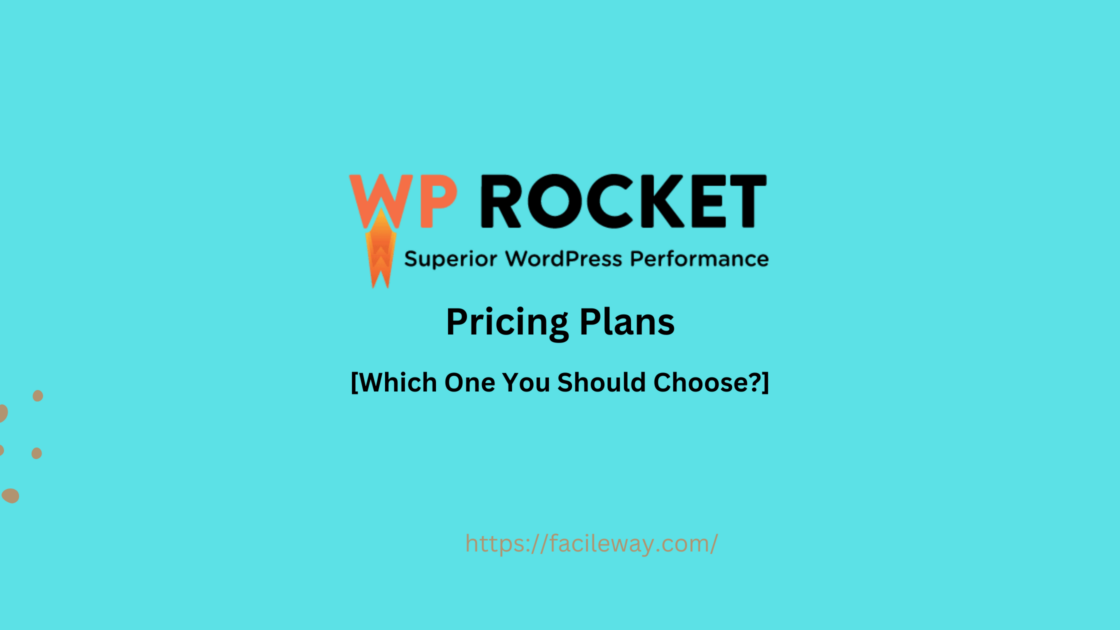 WP Rocket Pricing Plans