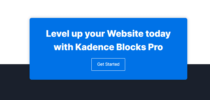 Kadence coupon codes for Blocks 