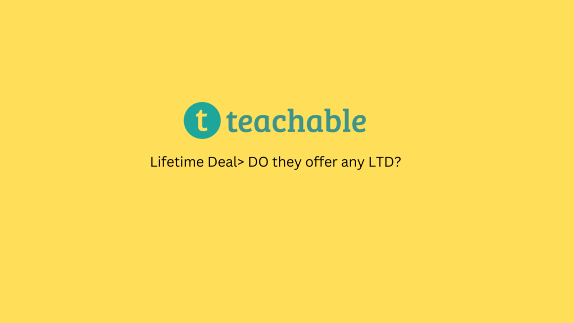 Teachable Lifetime Deal