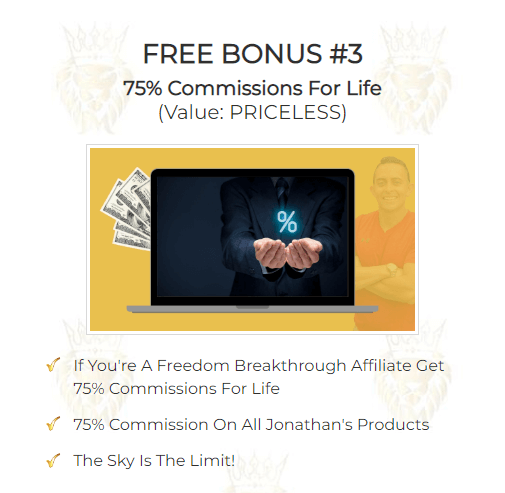 Huge Affiliate Commission for life 