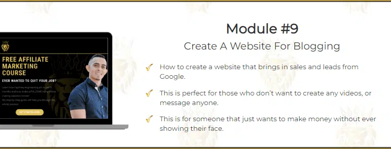 Create a website for blogging 