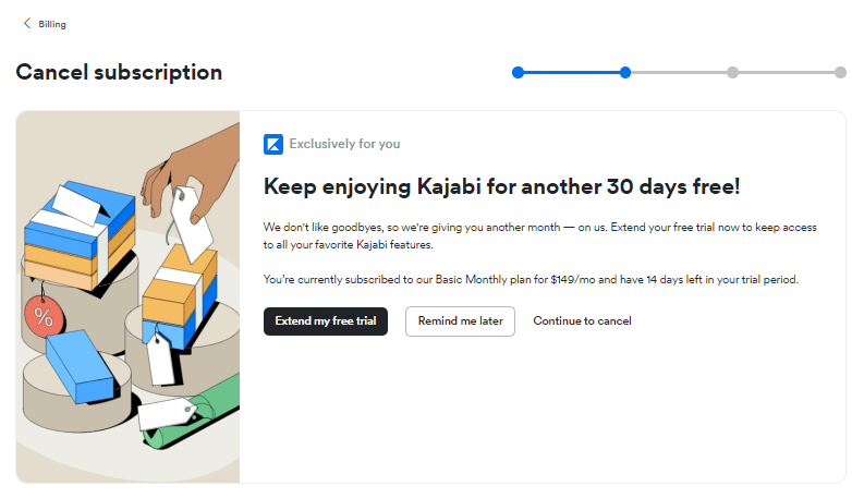 Grab Kajabi 30 day free trial after completing this review of Kajabi 