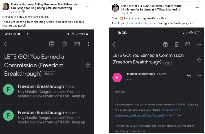 Real customer review on Freedom breakthrough 
