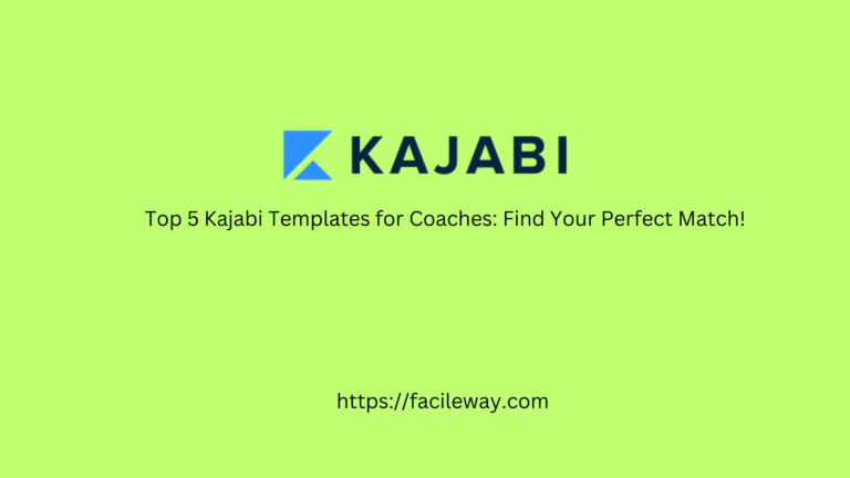 5 Best Kajabi Templates for Coaches: Choose The Best One
