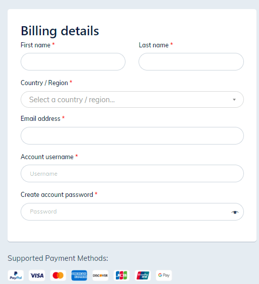 billing information 