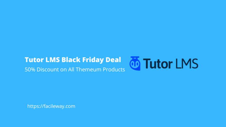 Tutor LMS Black Friday Deal 2023→ 50% Discount Live Now