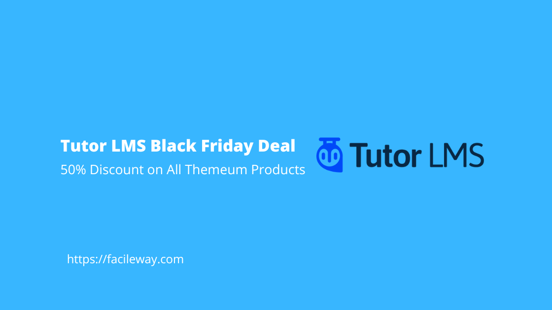Tutor LMS Black Friday Deal