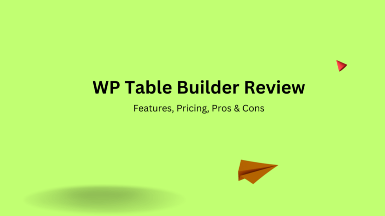WP Table Builder Pro Review-Is This The Best Table Builder?