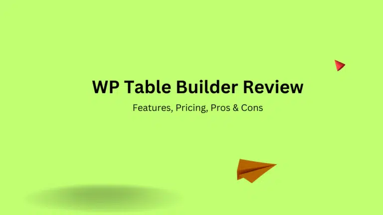 WP Table Builder Pro Review-Is This The Best Table Builder?