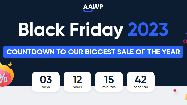 AAWP Black Friday Deal 
