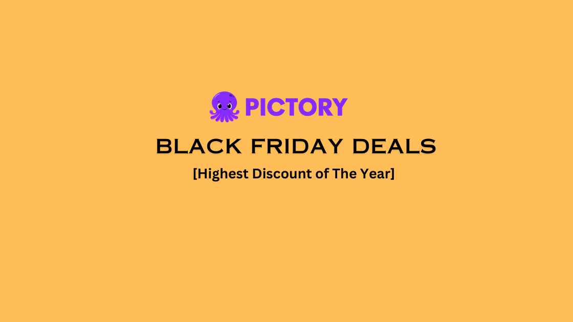 Pictory Black Friday Deal