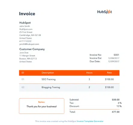HubSpot Invoice Automation 