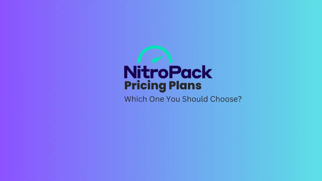 NitroPack Pricing Plan