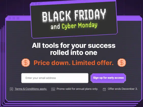 Snov.io 黑色星期五特惠