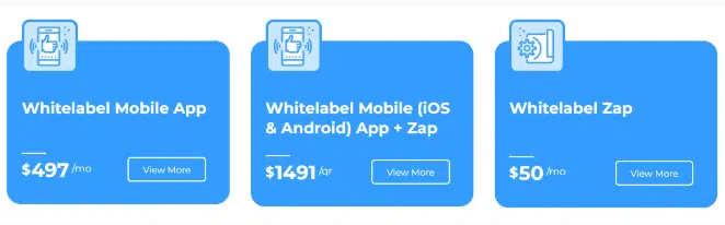 GoHighLevel Mobile App pricing 