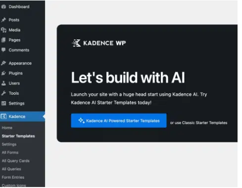 How to Use Kadence AI to Build A Website