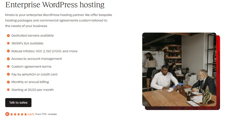 Kinsta Enterprise Plan