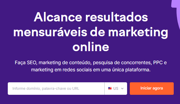 Semrush in Portuguese