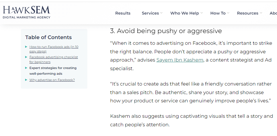 How I have got a link from HawkSem