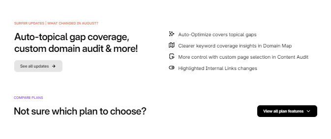 Surfer SEO Content Writing Software