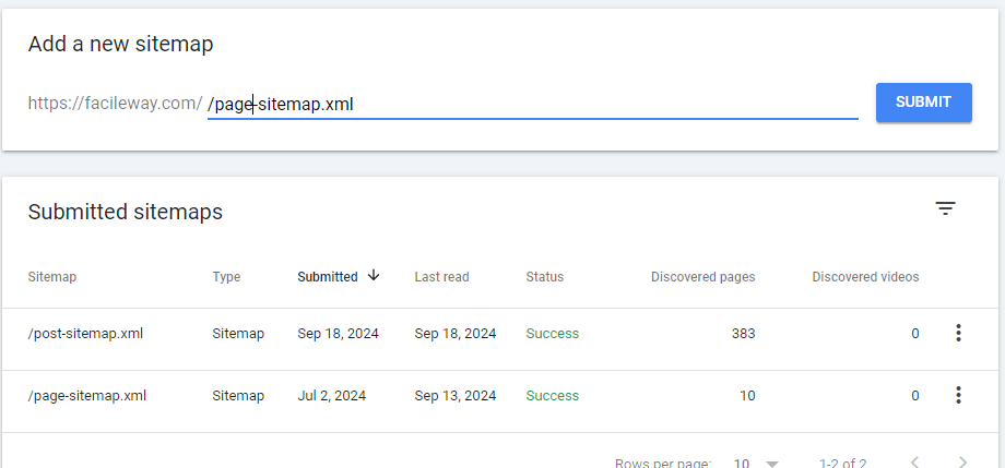 Add your site to Google Search Console