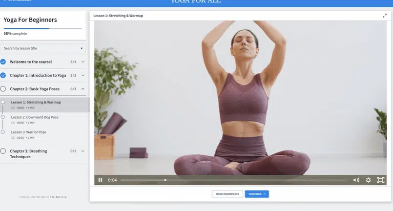 Course Creation by Thinkific 