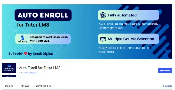 Automatic enrollment of LMS instructor