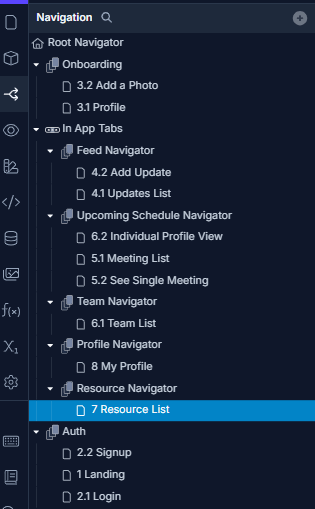 Navigation features